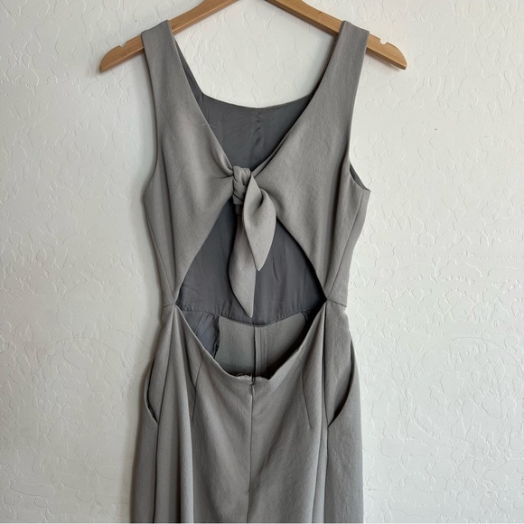 WILFRED x ARITZIA Ecoulement Wide Leg Jumpsuit Ashen Basalt Gray - Picture 7 of 11